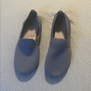 Danskin Women's Knit Slip-On Flats in Slate Gray